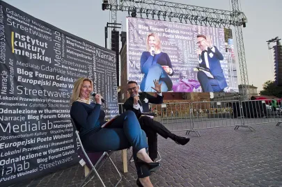 Katarzyna Hołysz czyli sopran Opery Bałtyckiej i Jerzy Snakowski znany czytelnikom portalu, entuzjasta opery, prowadzący