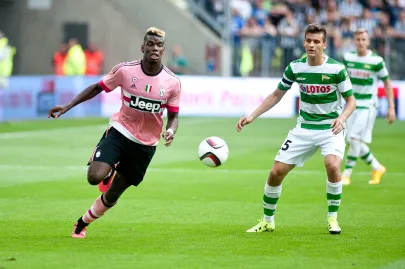 Paul Pogba i Adam Dźwigała 