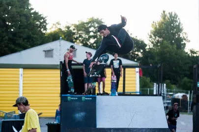 Open skate park
