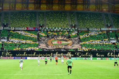 Oprawa kibiców z okazji 70-lecia klubu