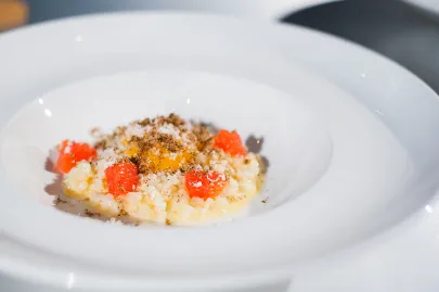 Risotto z selera z grejpfrutem (Paweł Dołżonek)
