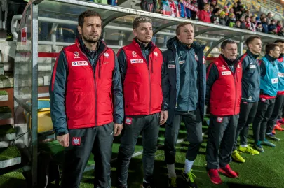 Marcin Dorna ze sztabem