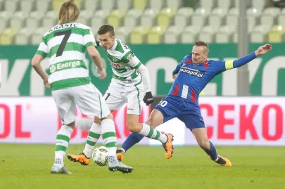 Lukas Haraslin i Marek Sokołowski