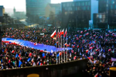 Demonstrowali poparcie dla Lecha Wałęsy 