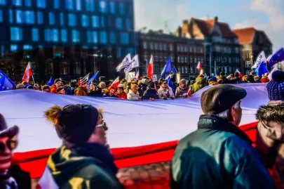 Demonstrowali poparcie dla Lecha Wałęsy 