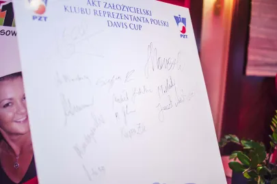 Akt założycielski Klubu Reprezentanta Polski Davis Cup
