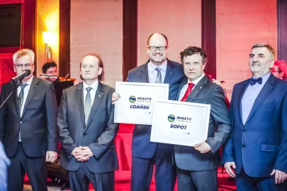 Prezydent Gdańska Paweł Adamowicz oraz Prezydent Sopotu - Jacek Karnowski 