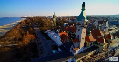 Sopot o zachodzie słońca