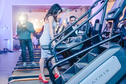 "pierwsze" kroki na bieżni Elite Gym