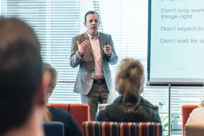 Cathal Rooney (AIS Poland, A State Street Company)  "How to succeed in business"