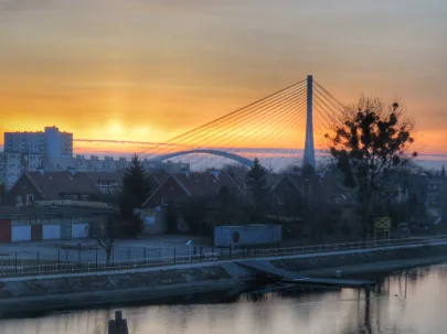 Dzielnica Przeróbka w brzasku