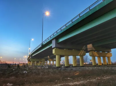 Trasa Sucharskiego nad ranem