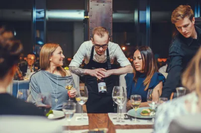 Jakub Słapiński - sommelier restauracji Mondo di Vinegre