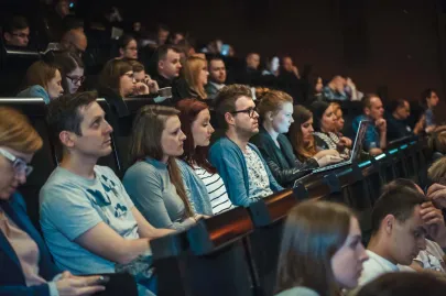 Uczestnicy podczas wykładu