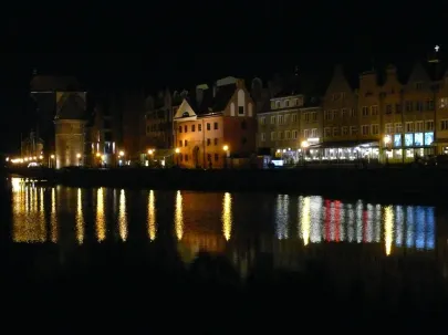 Gdańsk nocą