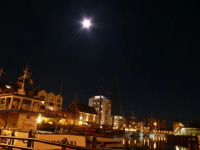 Gdańsk nocą