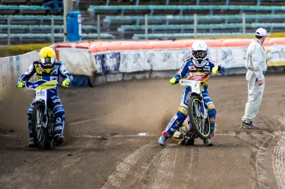 Start do biegu 9 - Paweł Przedpelski i Bartosz Smektała