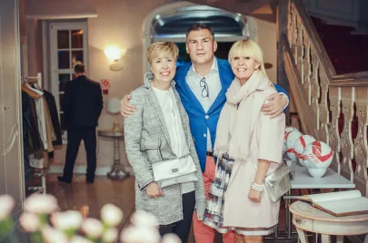 Dariusz Michalczewski  z Anną Benesz ( z prawej strony)