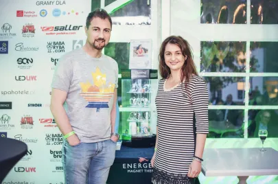 Jerzy Dudek i Joanna Negro
