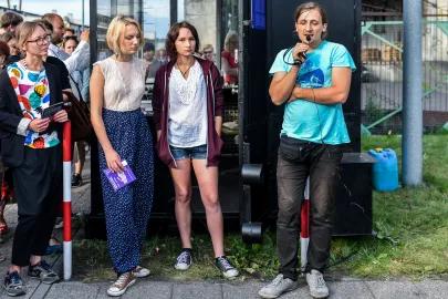 Łukasz Surowiec, Marta Romankiv i Oleksandra Ovsyannikova
