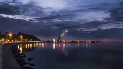 Gdynia nocą 