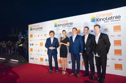 Szymon Biela - Orange, Jacek Karnowski - prezydent Sopotu, Paweł Adamski - dyrektor Festiwalu, Alicja Bachleda - Curuś i Artur Żmijewski