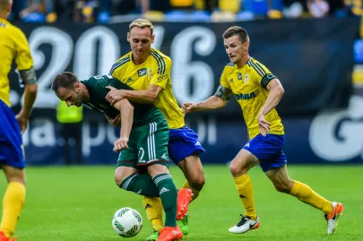 Adam Marciniak i Miroslav Bożok 