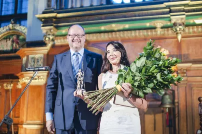 Paweł Adamowicz i Ewa Ewart