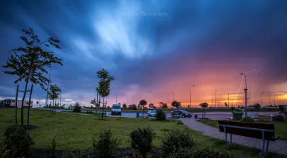 Poniedziałkowa burza nad Trójmiastem 