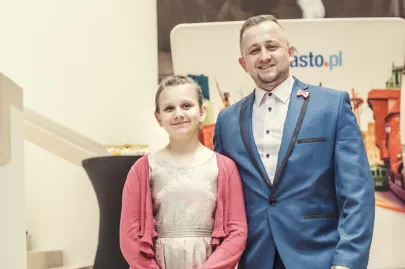 Zuzia Harapkiewicz z tatą