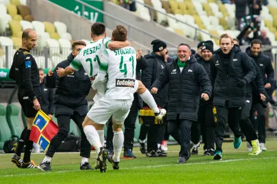 Radość po pierwszym golu