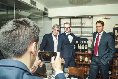 Jose Moro i Jakub Słapiński - sommelier Open Kitchen 