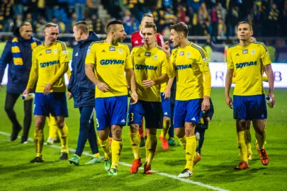 Paweł Abbott, Marcin Warcholak, Damian Zbozień i Dawid Sołdecki 