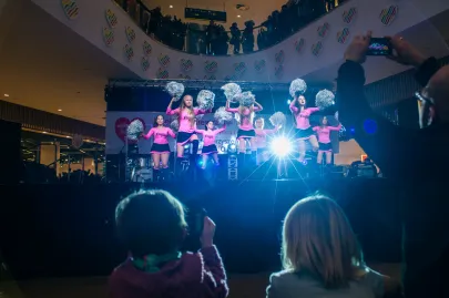 Występ cheerleaders