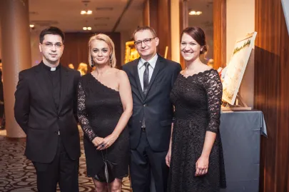 ks. Janusz Steć, Agnieszka Cysewska, Grzegorz Cysewski, Elżbieta Bęben