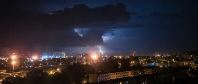 Burza dzisiejszej nocy