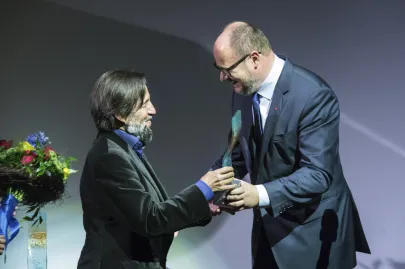 Krzysztof Czyżewski i Paweł Adamowicz