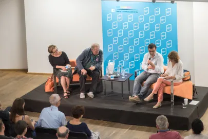 Javier Cercas, Adam Michnik i Ewa Zaleska