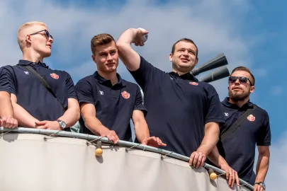 Jakub Michalczuk, Oskar Męczykowski, Marcin Głębocki i Adam Lisiewicz 