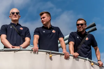 Jakub Michalczuk, Oskar Męczykowski i Adam Lisiewicz 