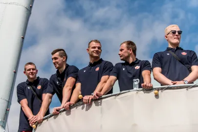 Kamil Pedryc, Robert Kamyszek, Bogdan Oliferchuk, Paweł Ćwikliński i Jakub Michalczuk