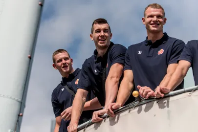 Kamil Pedryc, Robert Kamyszek i Bogdan Oliferchuk
