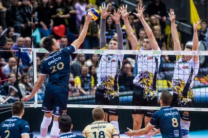 Damian Schulz, Piotr Nowakowski i Wojciech Ferens 