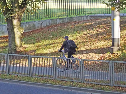 Po co budują pedalistom drogi dla rowerów? I tak pedałują po chodniku.