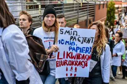 Uczestnicy przemarszu