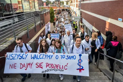 Uczestnicy przemarszu