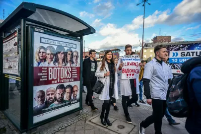 Uczestnicy przemarszu