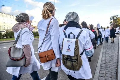 Uczestnicy przemarszu