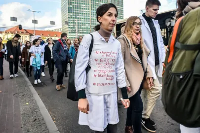 Uczestnicy przemarszu