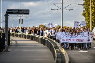 Uczestnicy przemarszu